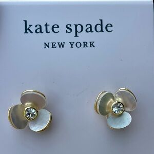 NWT- Kate Spade Pansy Stud Earrings